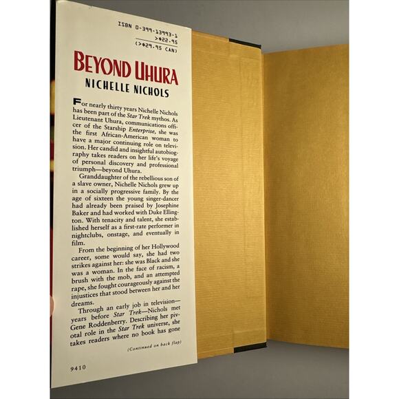 Beyond Uhura : Star Trek and Other Memories by Michelle Nichols (1994,... - Picture 7 of 8